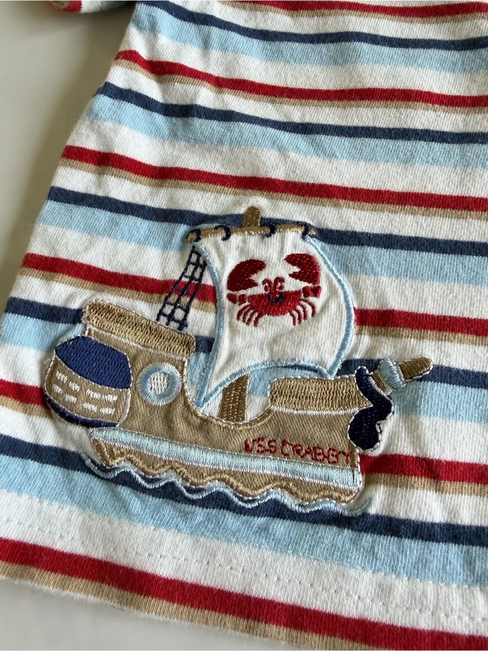 Bundle of Baby Boy Tops Size 12 Months Old Navy Stripes Hawaiian Shirt Pirate